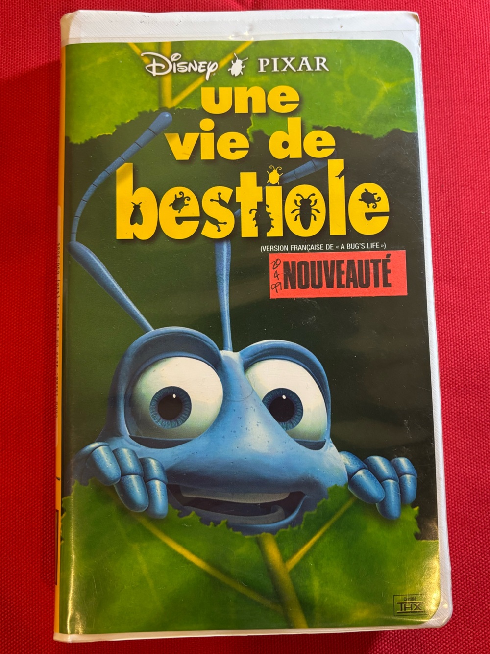 Cassette VHS Disney Pixar - Une Vie de Bestiole (v.f.q.)